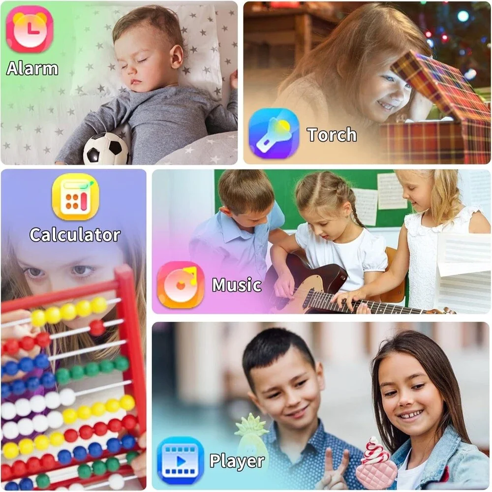 Kids Smart Watches Girls Gifts Age 3-12, Smart Watch for Kids with 39 Games C...